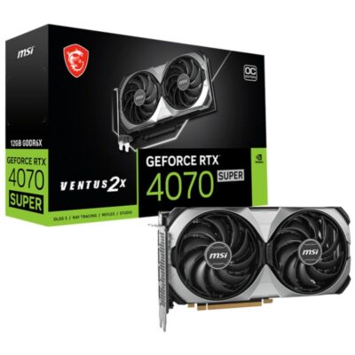 MSI GeForce RTX 4070 SUPER VENTUS 2X OC 12 Go GDDR6X DLSS3