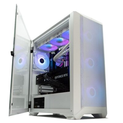 Tour Forgeon Arcanite ARGB Mesh ATX Blanc