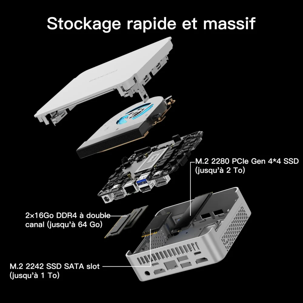 GEEKOM XT12 Pro Mini PC Intel® Core™ i9-12900H de 12e génération – Image 4