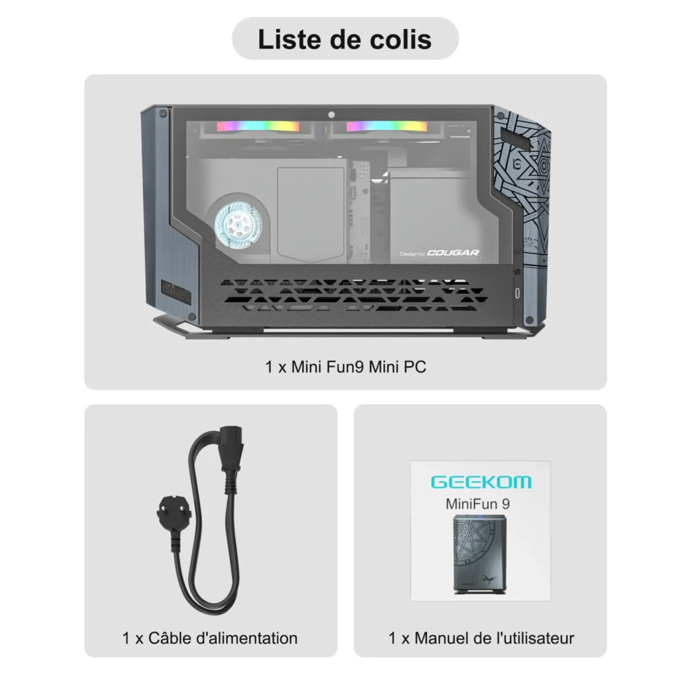 GEEKOM Mini FUN11 Intel Core i9-11900KB de 11ème génération – Image 7
