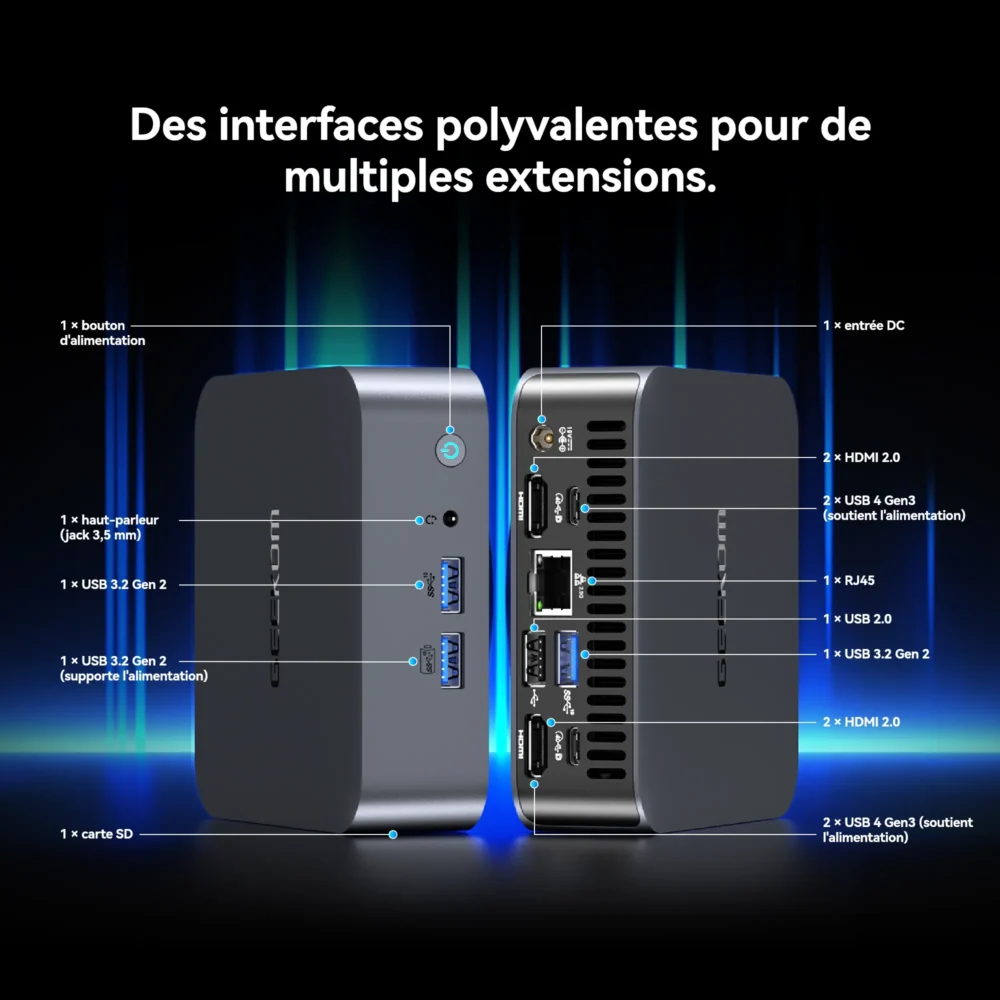 GEEKOM GT13 Pro Mini-PC avec Intel® Core™ i9/i7 de 13ème génération – Image 7