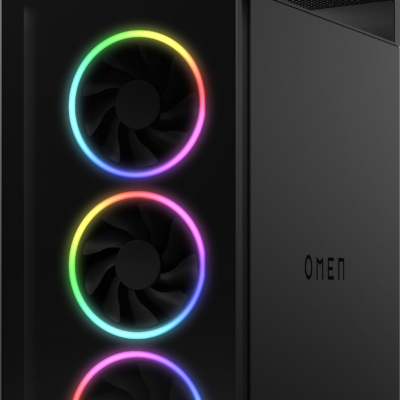 HP OMEN 45L PC de bureau gaming - GT22-2019nb - Shadow Black - RTX 4090 - i9 avec RGB 360mm refroidisseur liquide