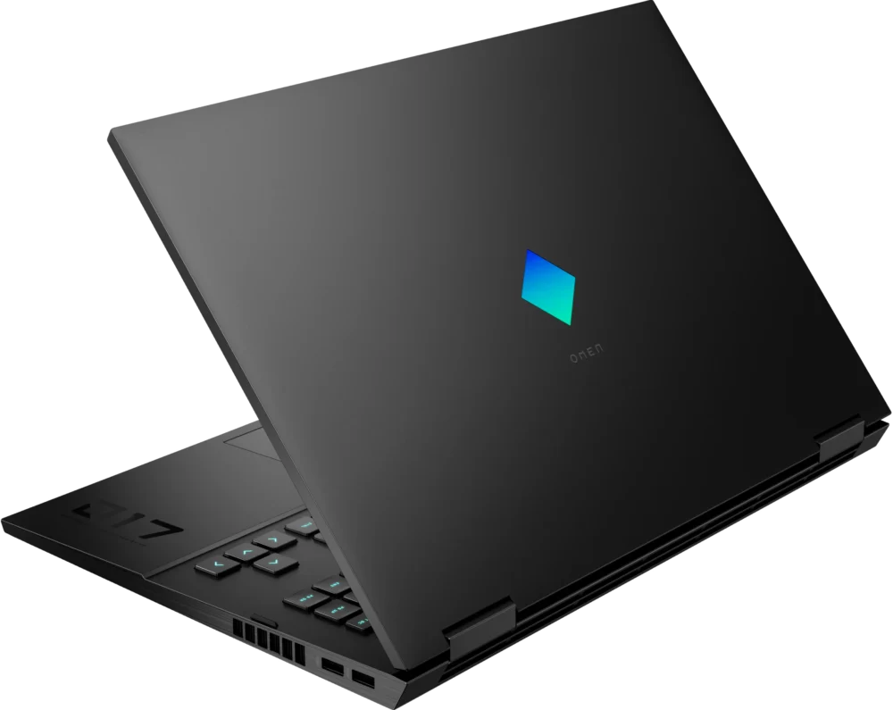 HP OMEN 17'' PC portable gaming - 17-ck2000nb - Shadow Black - QHD - RTX 4090 - Clavier Azerty avec éclairage RGB par touche – Image 4