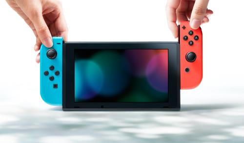 Console-Nintendo-Switch-noire-avec-manettes-Joy-Con-droite-rouge-neon-et-Joy-Con-gauche-bleue-neon-2.jpg - MARKET-TECH®